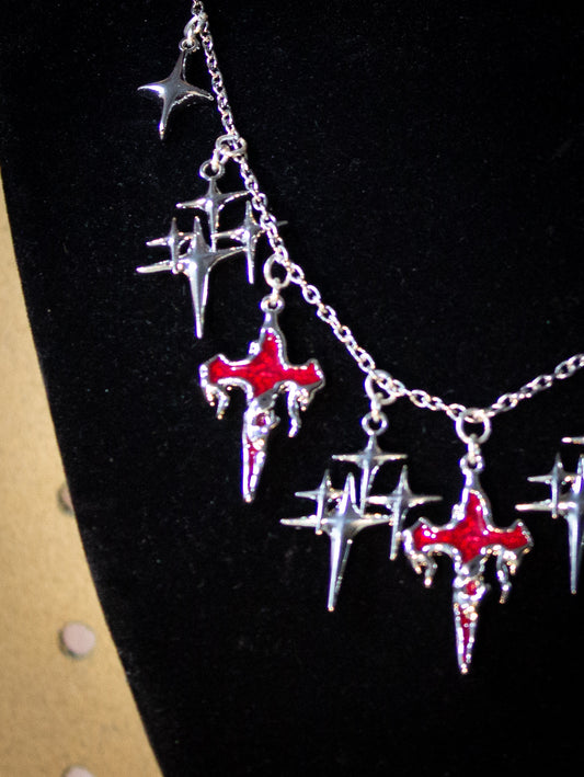 Red Cross Necklace
