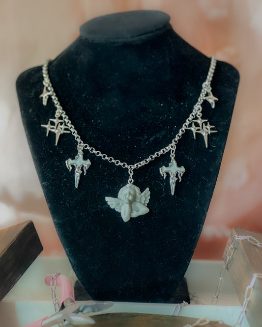 Cherub Descending Necklace