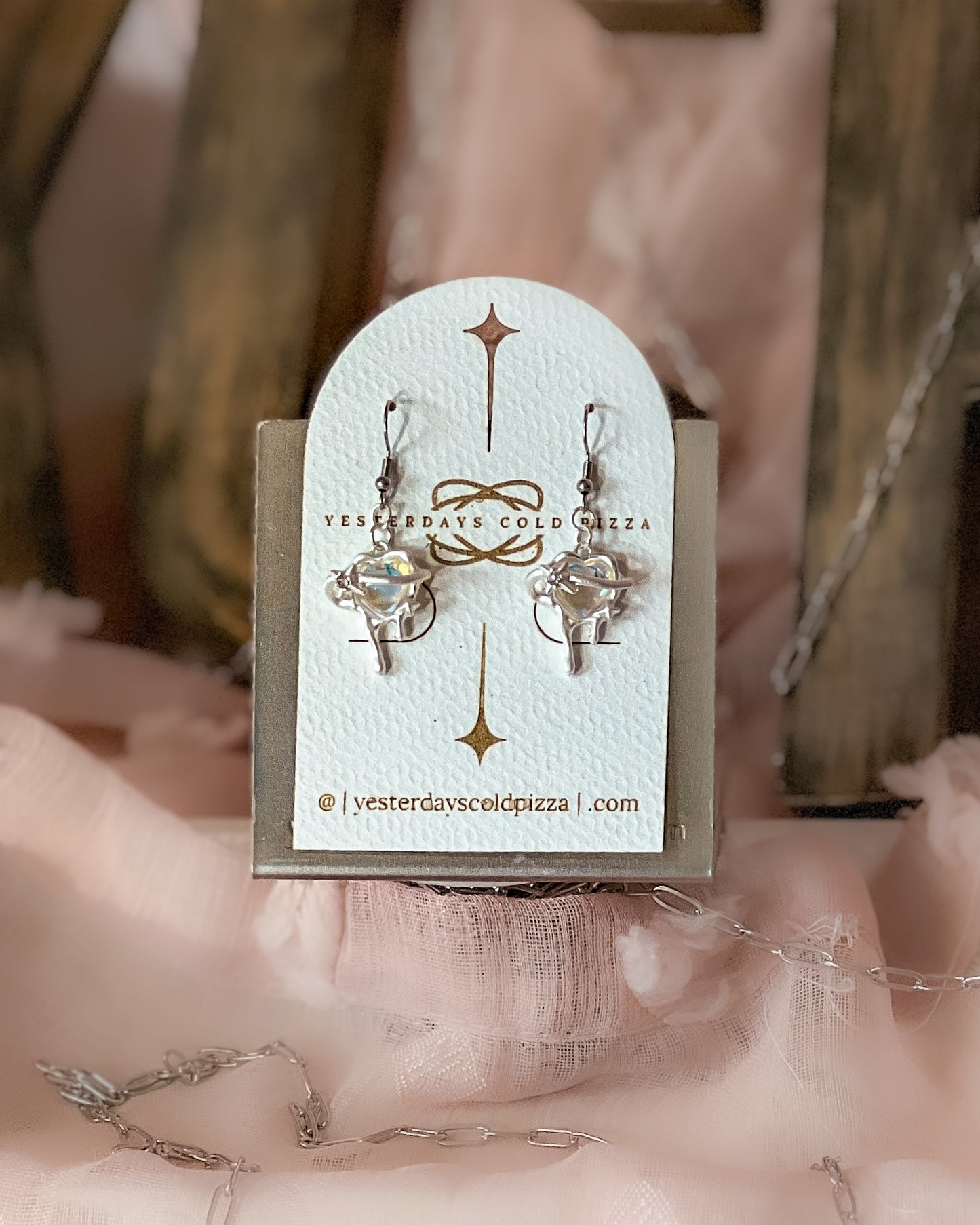 Droopy Heart Earrings