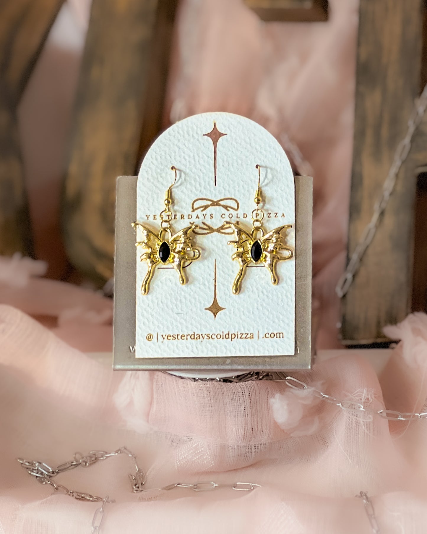 Teary Butterflies - Golden